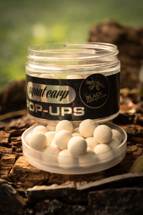 SQUAT CARP - Pop-Up Black Pepper & Asa 12 mm 60 g